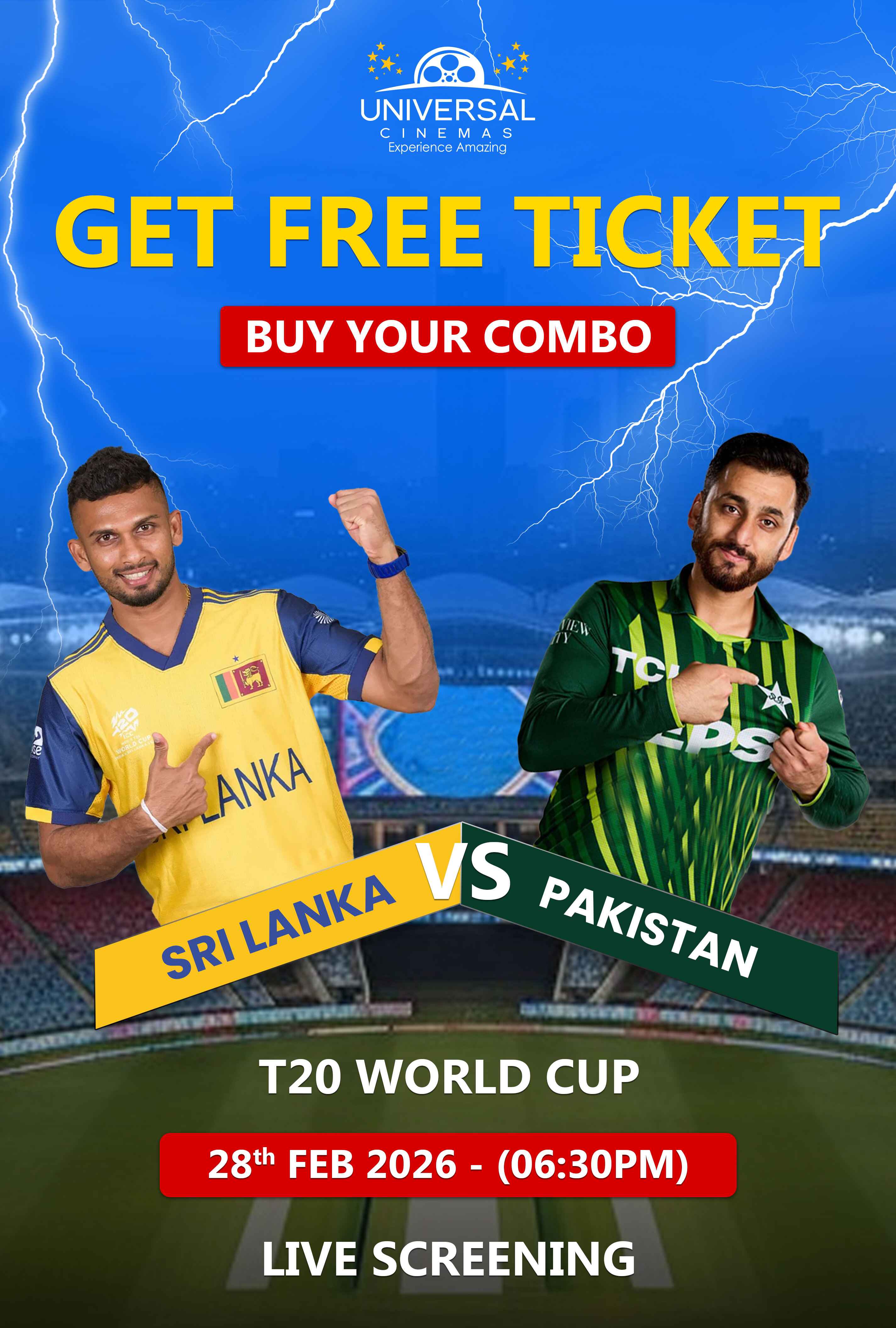 Pak VS Sri- ICC T20WC 2026